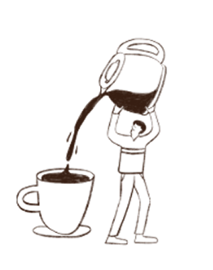 珈琲イラスト